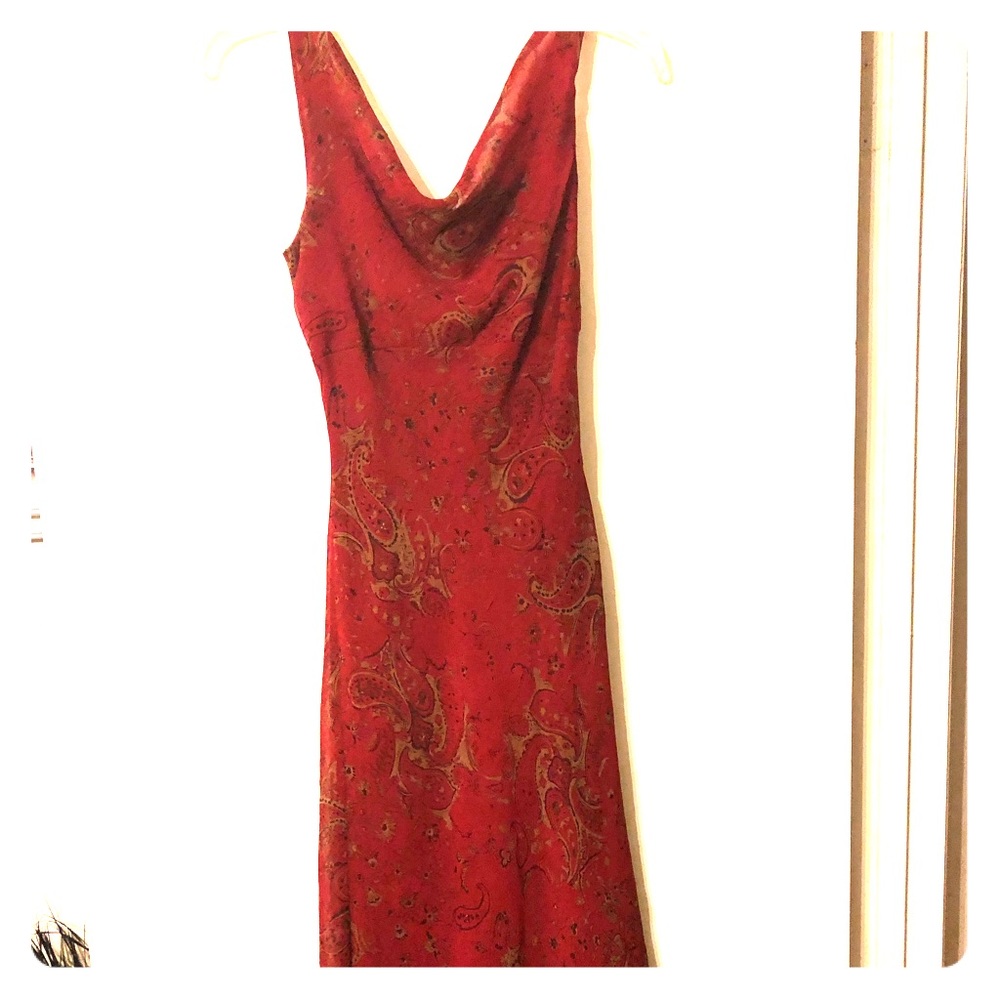 High low knee length dress